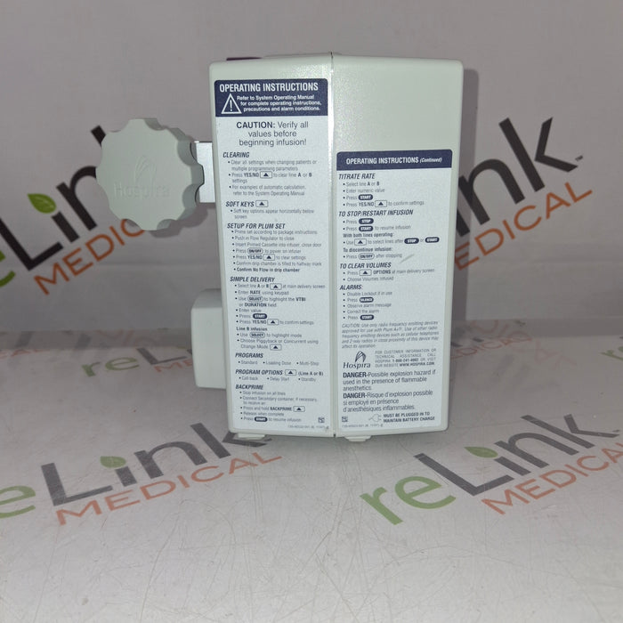 Hospira Plum A+ Infusion Pump