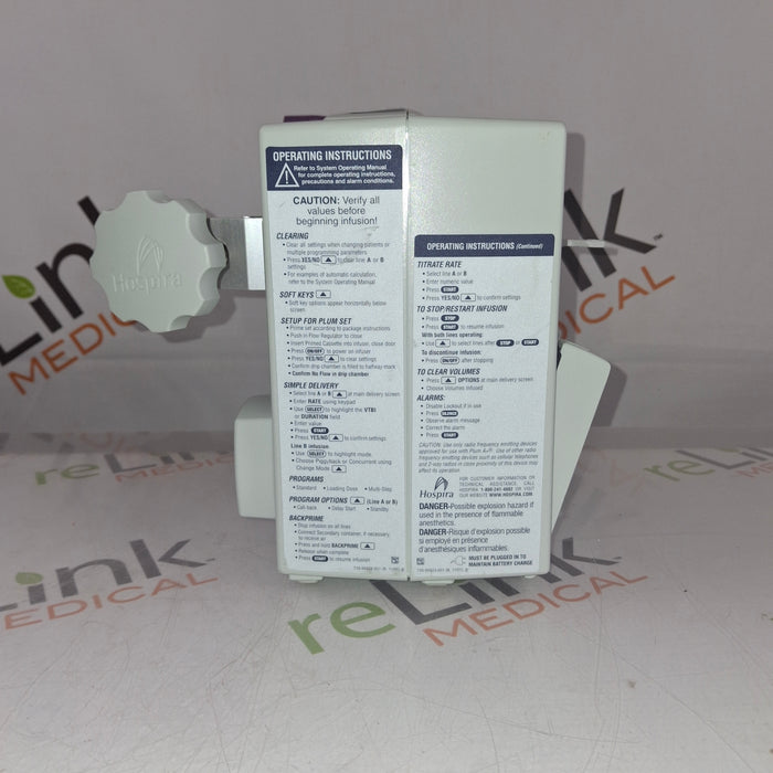 Hospira Plum A+ Infusion Pump