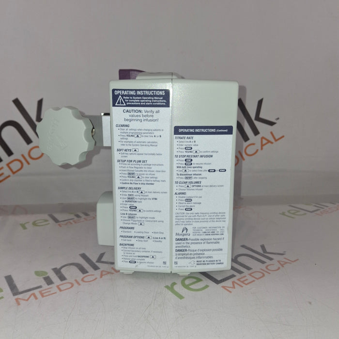Hospira Plum A+ Infusion Pump