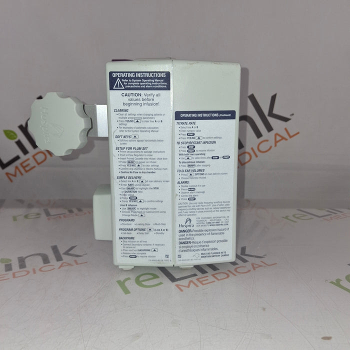 Hospira Plum A+ Infusion Pump