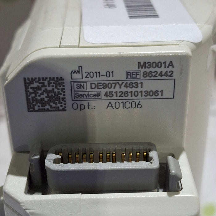 Philips M3001A-A01C06 Fast SpO2, NIBP, ECG, Temp, IBP MMS Module
