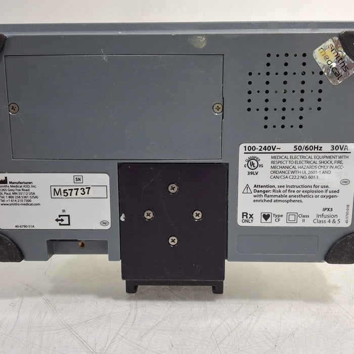 Smiths Medical Medfusion 3500 Version 5 Syringe Infusion Pump
