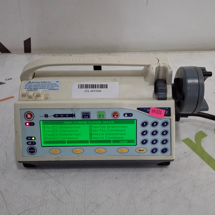Smiths Medical Medfusion 3500 Version 6 Syringe Infusion Pump