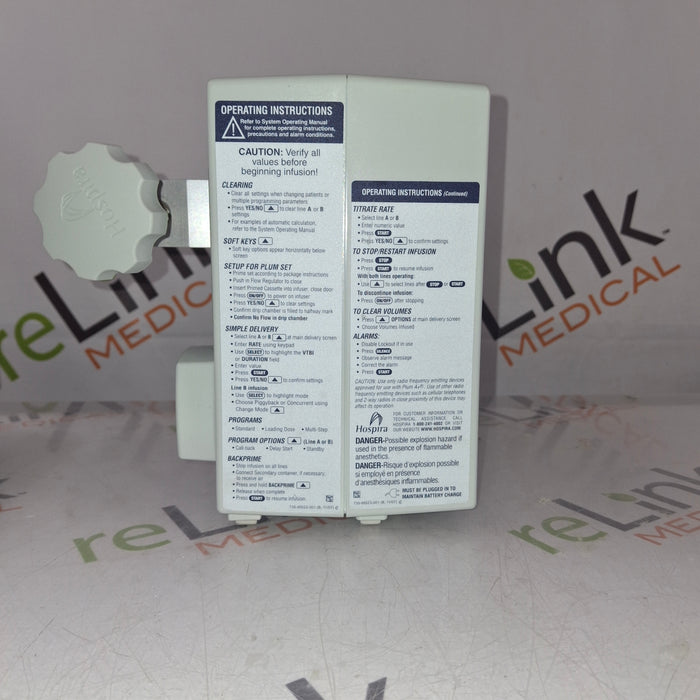 Hospira Plum A+ Infusion Pump