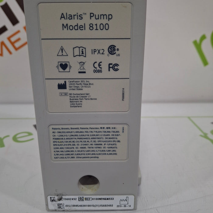 CareFusion Alaris 8100 LVP Infusion Pump Module