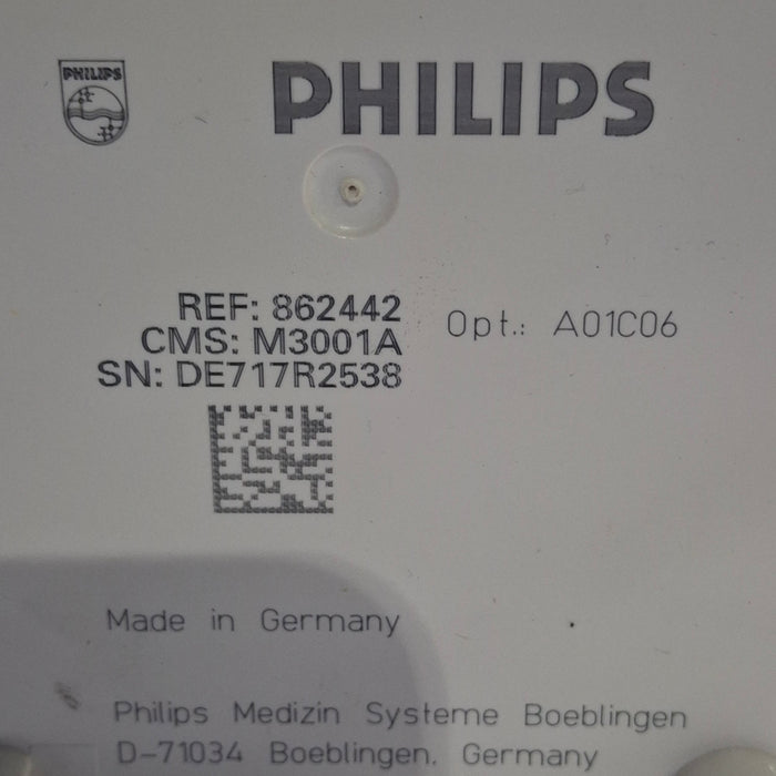 Philips M3001A-A01C06 Fast SpO2, NIBP, ECG, Temp, IBP MMS Module