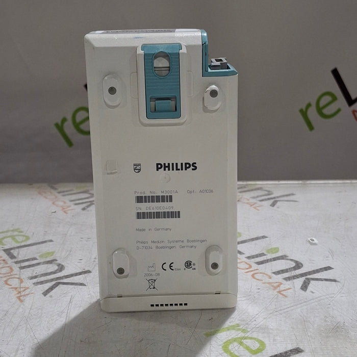 Philips M3001A-A01C06 Fast SpO2, NIBP, ECG, Temp, IBP MMS Module