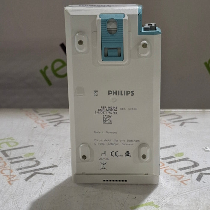 Philips M3001A-A01C06 Fast SpO2, NIBP, ECG, Temp, IBP MMS Module