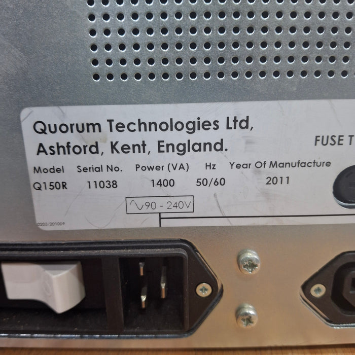 Quorum Technologies Ltd Q150R Rotary Pumped Coater