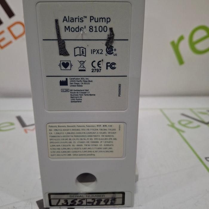 CareFusion Alaris 8100 LVP Infusion Pump Module