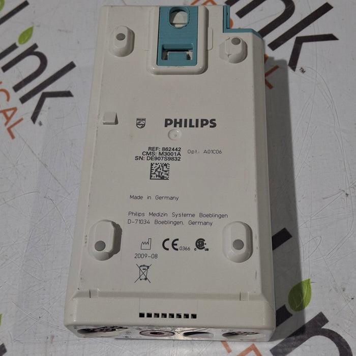 Philips M3001A-A01C06 Fast SpO2, NIBP, ECG, Temp, IBP MMS Module