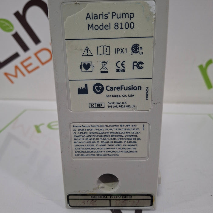 CareFusion Alaris 8100 LVP Infusion Pump Module