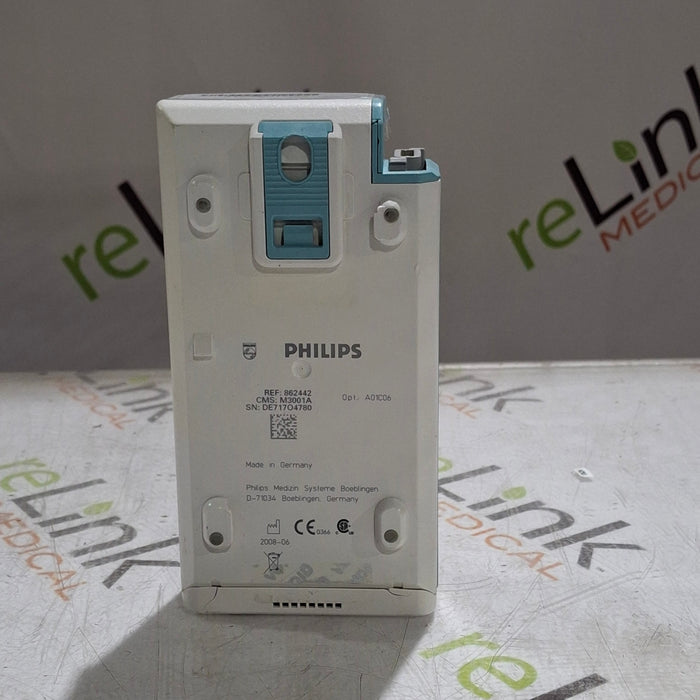 Philips M3001A-A01C06 Fast SpO2, NIBP, ECG, Temp, IBP MMS Module