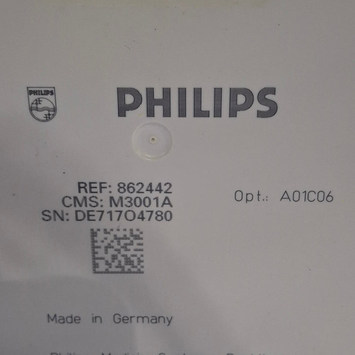 Philips M3001A-A01C06 Fast SpO2, NIBP, ECG, Temp, IBP MMS Module