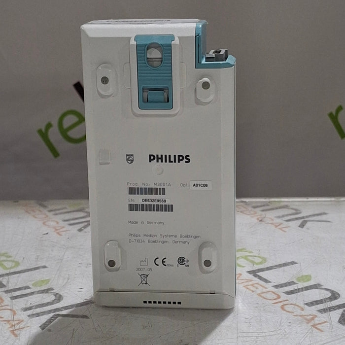 Philips M3001A-A01C06 Fast SpO2, NIBP, ECG, Temp, IBP MMS Module