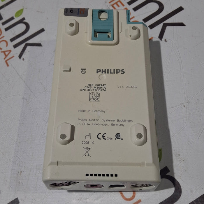 Philips M3001A-A03C06 Masimo SpO2, NIBP, ECG, Temp, IBP MMS Module