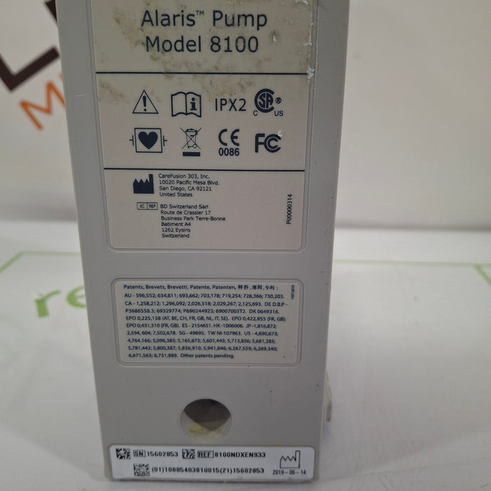 CareFusion Alaris 8100 LVP Infusion Pump Module
