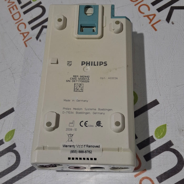 Philips M3001A-A03C06 Masimo SpO2, NIBP, ECG, Temp, IBP MMS Module