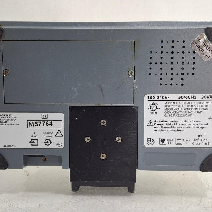 Smiths Medical Medfusion 3500 Version 5 Syringe Infusion Pump