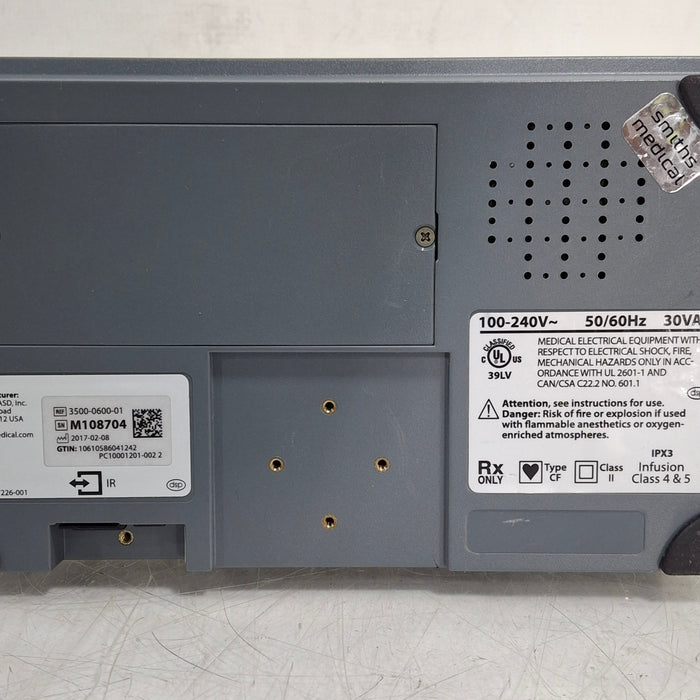 Smiths Medical Medfusion 3500 Version 6 Syringe Infusion Pump