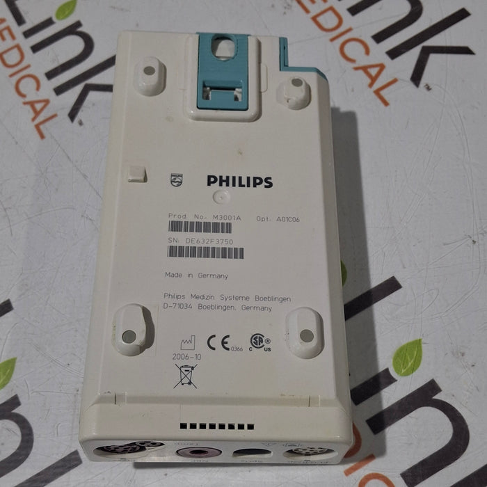 Philips M3001A-A01C06 Fast SpO2, NIBP, ECG, Temp, IBP MMS Module