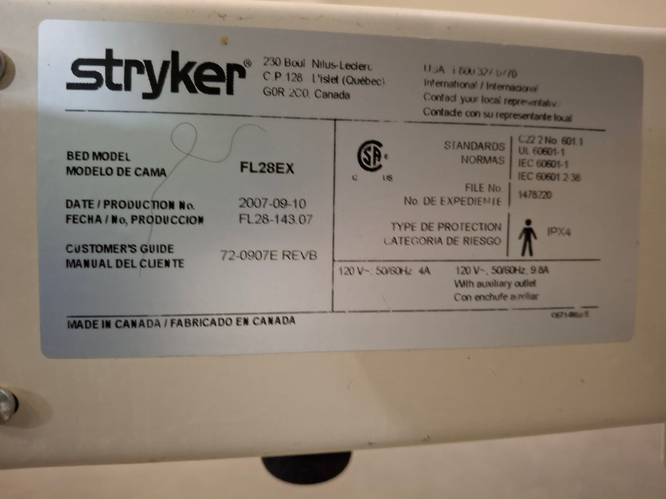 Stryker FL28EX Electric Bed GoBed II