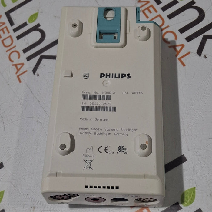 Philips M3001A-A01C06 Fast SpO2, NIBP, ECG, Temp, IBP MMS Module