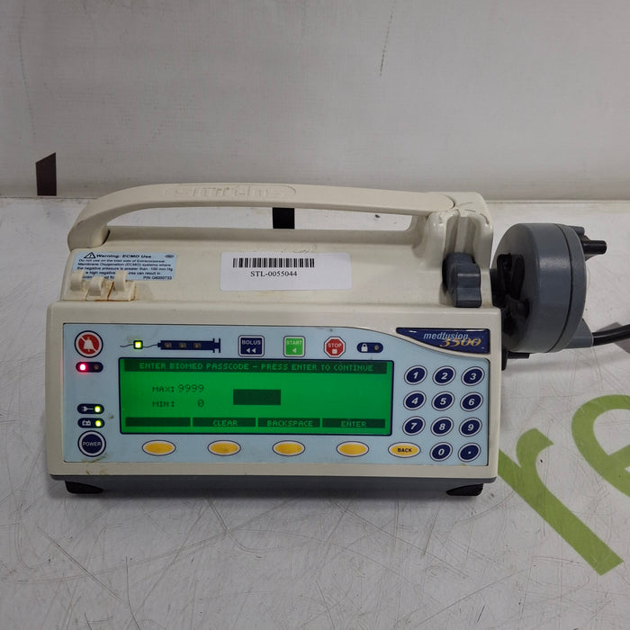 Smiths Medical Medfusion 3500 Version 5 Syringe Infusion Pump