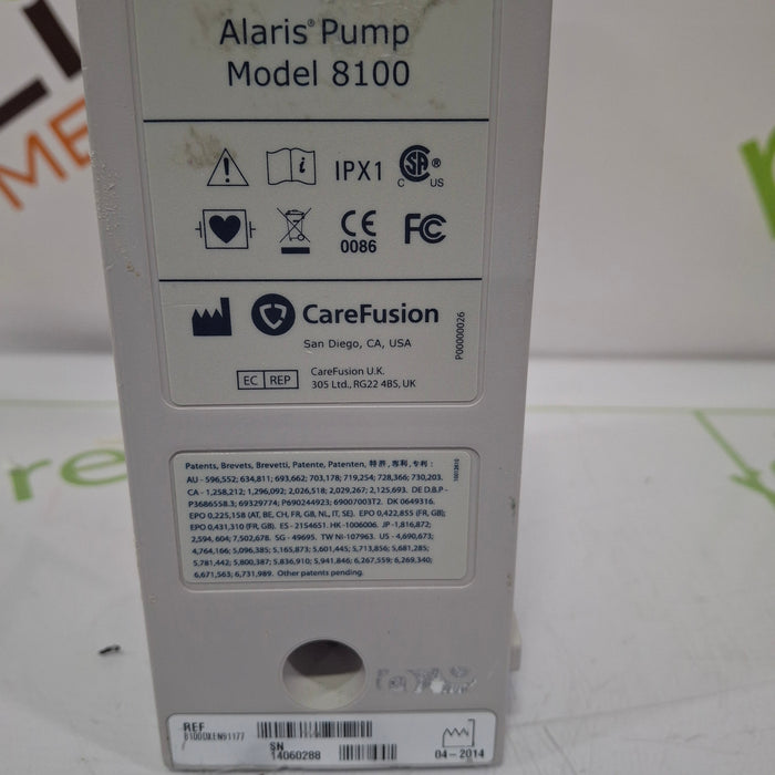 CareFusion Alaris 8100 LVP Infusion Pump Module