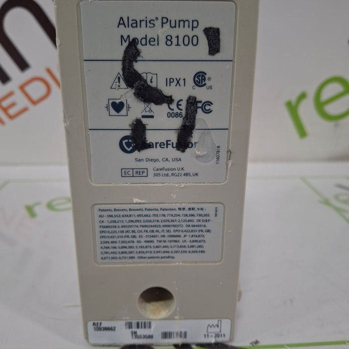 CareFusion Alaris 8100 LVP Infusion Pump Module