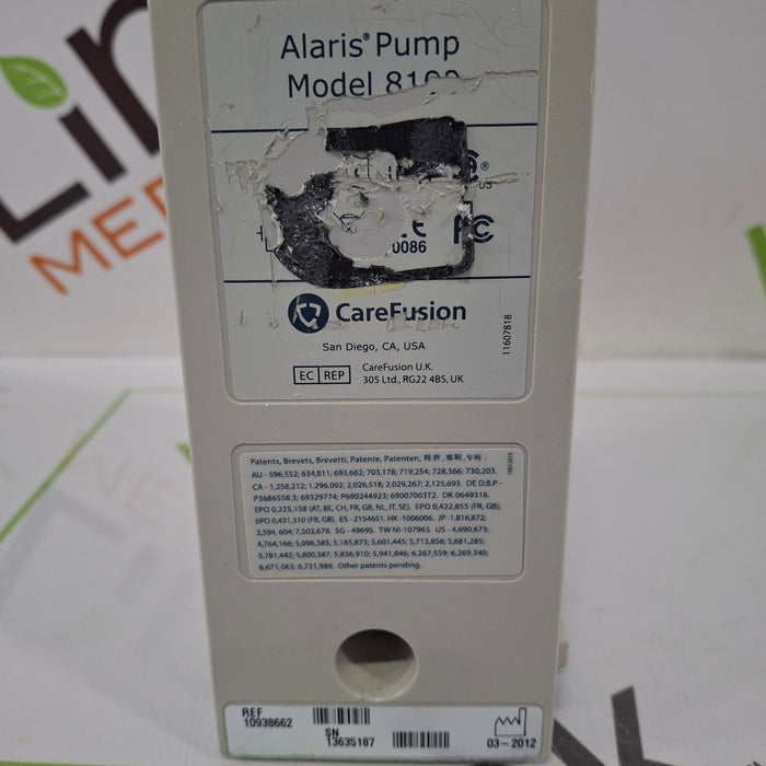 CareFusion Alaris 8100 LVP Infusion Pump Module