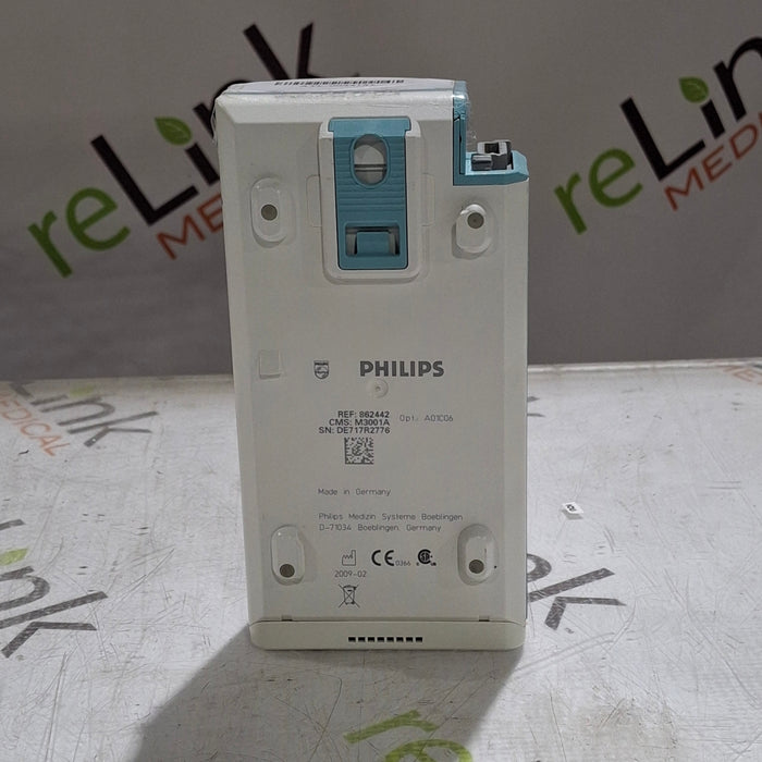 Philips M3001A-A01C06 Fast SpO2, NIBP, ECG, Temp, IBP MMS Module