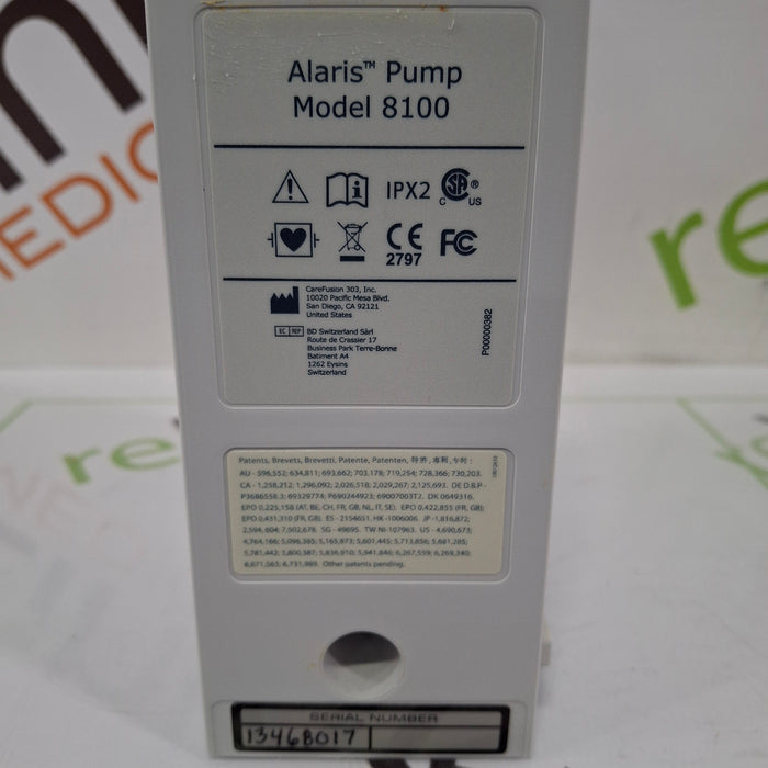 CareFusion Alaris 8100 LVP Infusion Pump Module
