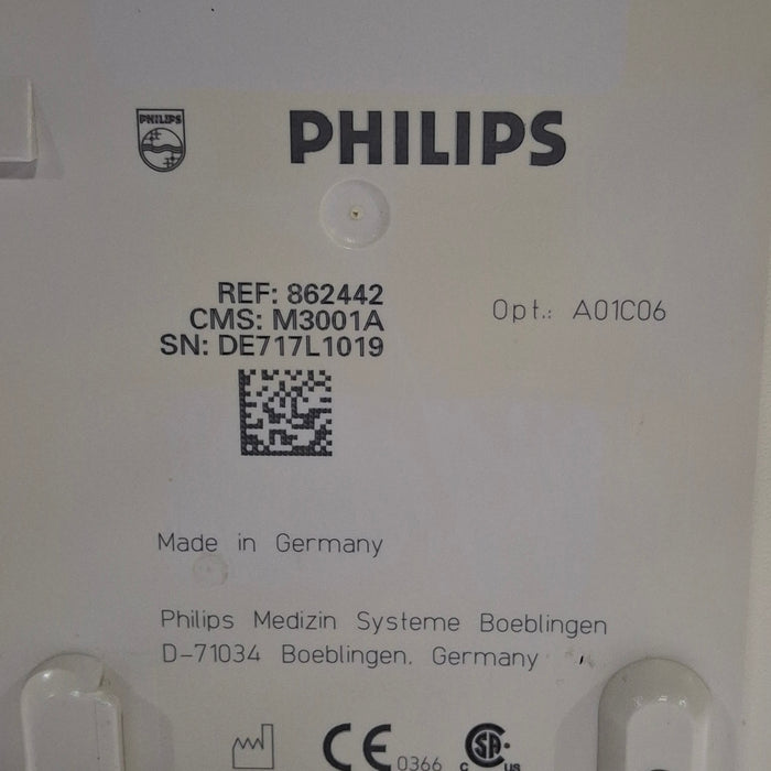 Philips M3001A-A01C06 Fast SpO2, NIBP, ECG, Temp, IBP MMS Module