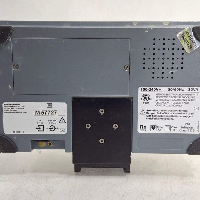 Smiths Medical Medfusion 3500 Version 5 Syringe Infusion Pump