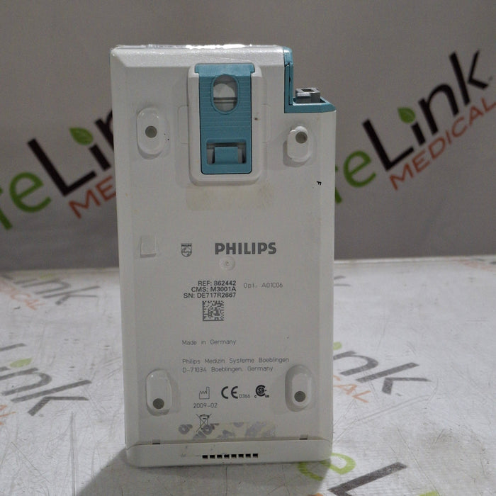 Philips M3001A-A01C06 Fast SpO2, NIBP, ECG, Temp, IBP MMS Module