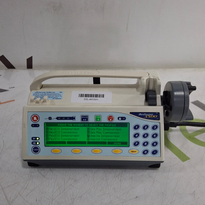 Smiths Medical Medfusion 3500 Version 5 Syringe Infusion Pump