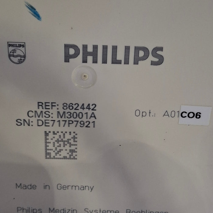 Philips M3001A-A01C06 Fast SpO2, NIBP, ECG, Temp, IBP MMS Module