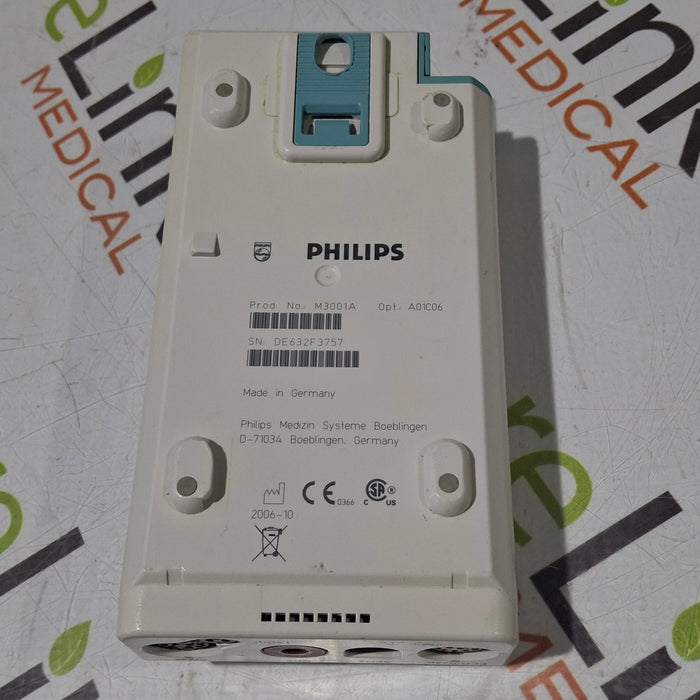 Philips M3001A-A01C06 Fast SpO2, NIBP, ECG, Temp, IBP MMS Module