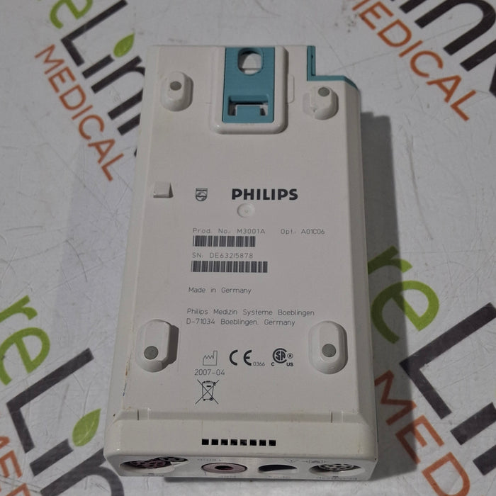 Philips M3001A-A01C06 Fast SpO2, NIBP, ECG, Temp, IBP MMS Module