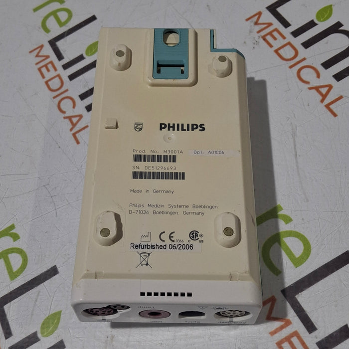 Philips M3001A-A01C06 Fast SpO2, NIBP, ECG, Temp, IBP MMS Module