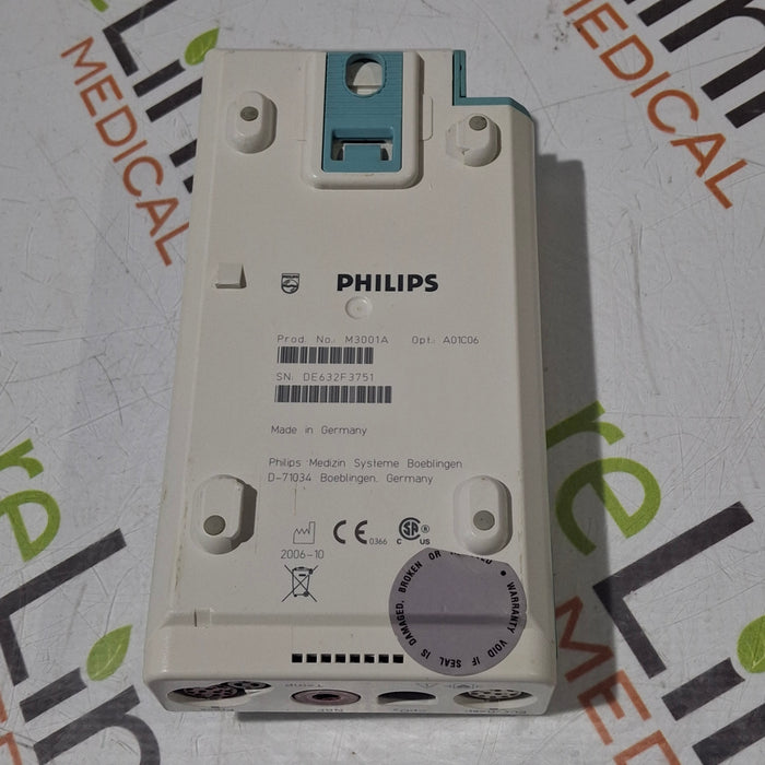 Philips M3001A-A01C06 Fast SpO2, NIBP, ECG, Temp, IBP MMS Module