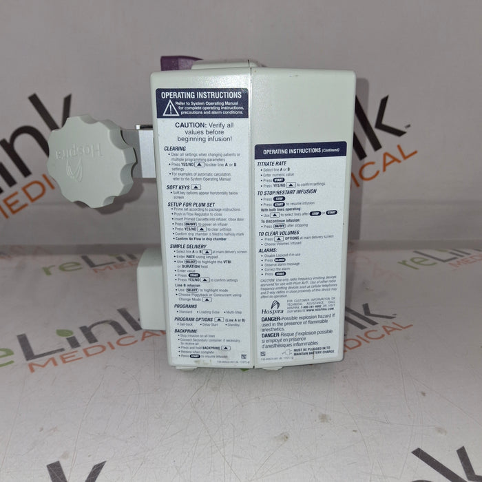 Hospira Plum A+ Infusion Pump