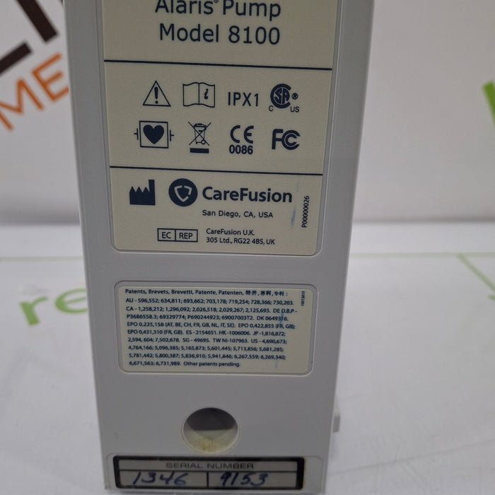 CareFusion Alaris 8100 LVP Infusion Pump Module