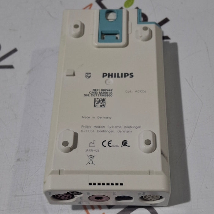 Philips M3001A-A01C06 Fast SpO2, NIBP, ECG, Temp, IBP MMS Module