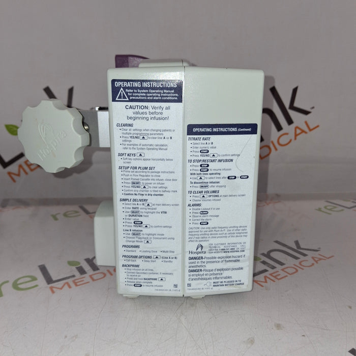 Hospira Plum A+ Infusion Pump