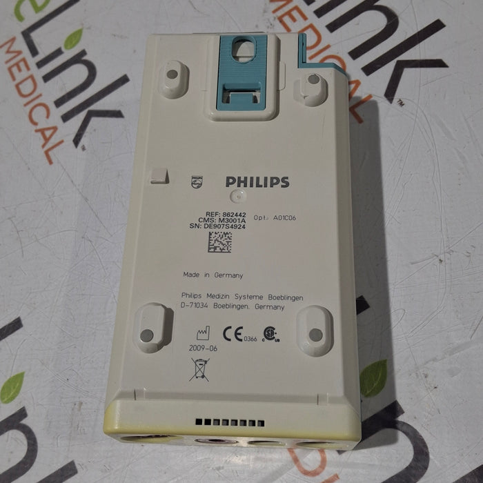 Philips M3001A-A01C06 Fast SpO2, NIBP, ECG, Temp, IBP MMS Module
