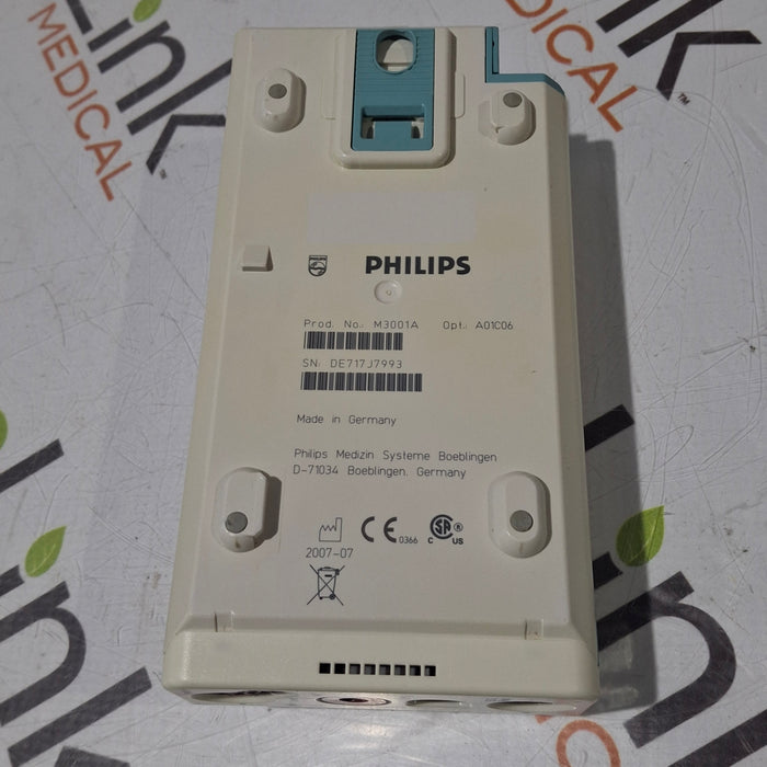 Philips M3001A-A01C06 Fast SpO2, NIBP, ECG, Temp, IBP MMS Module