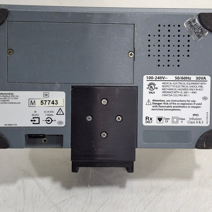 Smiths Medical Medfusion 3500 Version 5 Syringe Infusion Pump