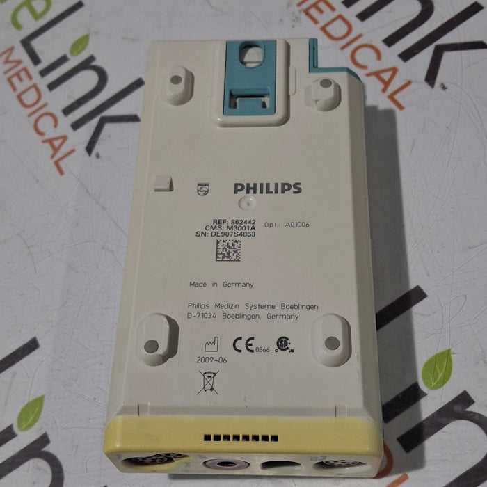 Philips M3001A-A01C06 Fast SpO2, NIBP, ECG, Temp, IBP MMS Module